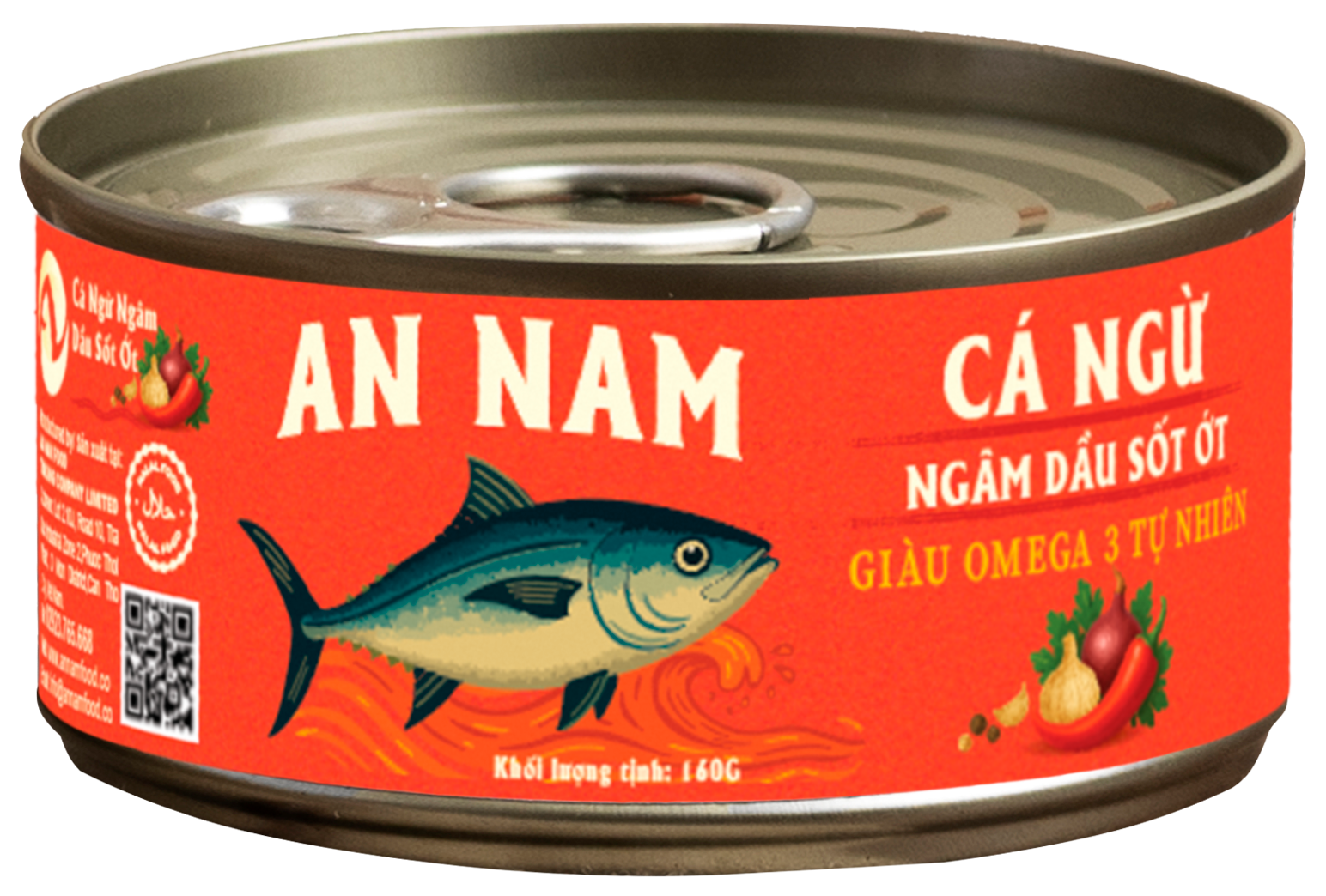 Cá Ngừ Ngâm Dầu Sốt Ớt – An Nam