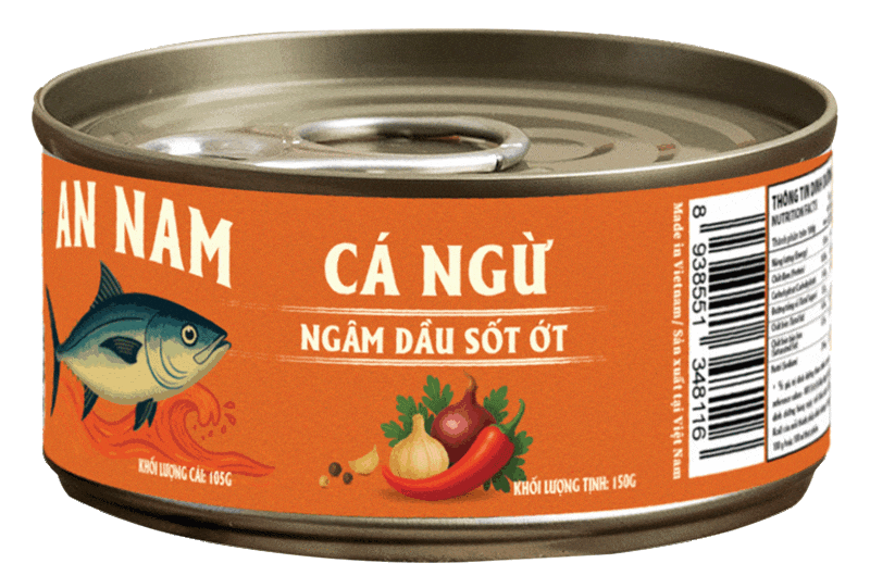 Cá Ngừ Ngâm Dầu Sốt Ớt An Nam
