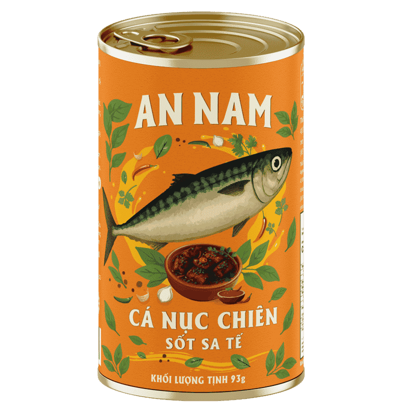 Cá Nục Chiên Sốt Sa Tế An Nam