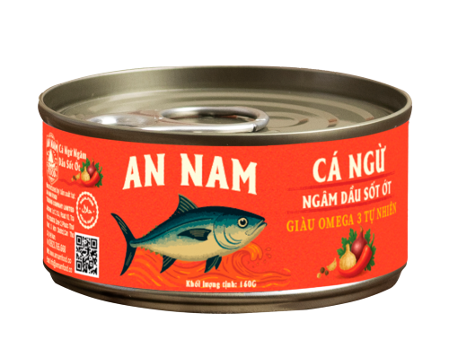 Cá Ngừ Ngâm Dầu Sốt Ớt – An Nam
