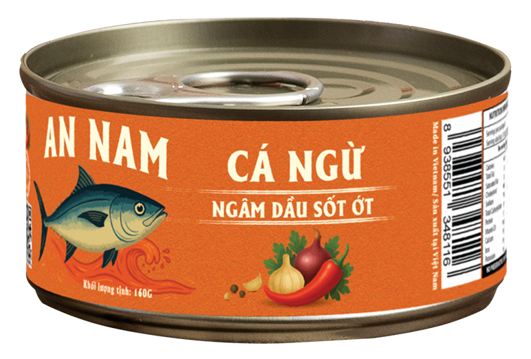 Cá Ngừ Ngâm Dầu Sốt Ớt An Nam
